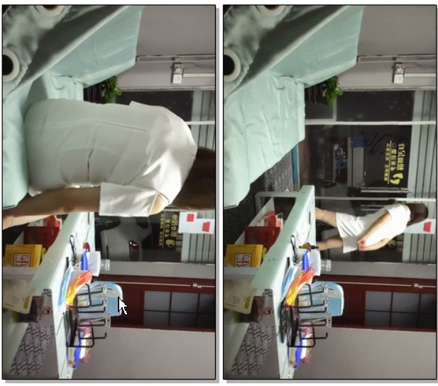 新片速递《城中村养生馆》老板娘穿着制服丝袜在店门口跳艳舞勾引过路客到店里按摩啪啪偷拍.f