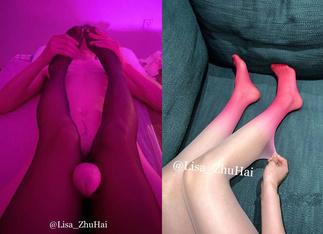 最新666元電報群福利~珠海美腿玉足小姐姐推特網紅【Lisa_ZhuHai】私拍~龜責榨精裸足絲襪推油精射 合集（2）