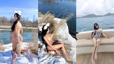 露臉才是王道！最新流出推特絕色高顏女神【奶凶大人】私拍，露出道具與金主爸爸大玩SM性愛花式調教 合集（1）