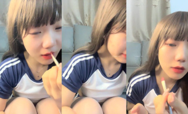 制服黑絲高跟校花女神 大胖臂 (5)