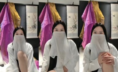 2024年1月新作，極品超美御姐【繁花女主角】橫店演戲好幾年，古裝裸舞，大美女每天不同反差角色道具自慰 (11)