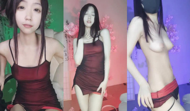 超萌蘿莉美眉【蘿莉小羊】9月最新！國風漢服舞蹈太賞心悅目了，簡直是【洗眼神器】非常清純可人的小美人，很會撒嬌 (6)