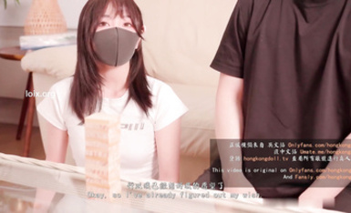 【HongKongDoll玩偶姐姐】情人節特輯 前男友篇 積木游戲輸光赤裸身體 粉穴呈現濕潤夾擊