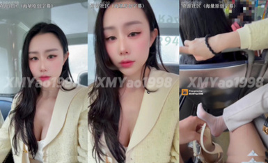 汐夢瑤-公交車露出 露臉 公交車上打飛機 射進高跟鞋 女生聞到味道回頭